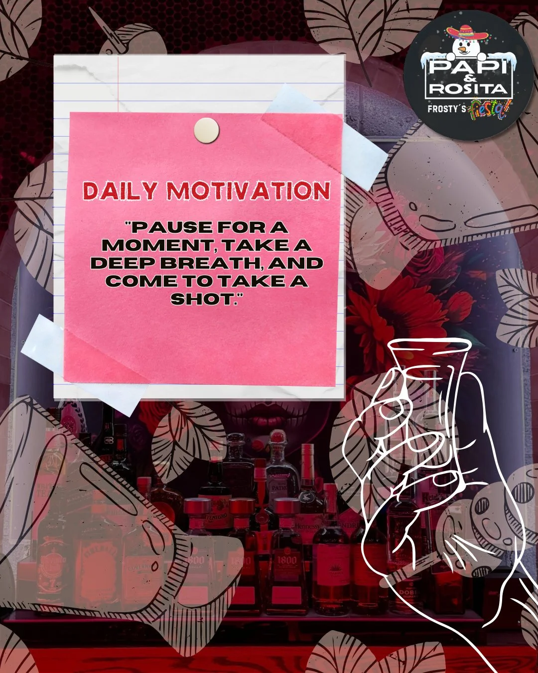 🎊✨ Papi &amp; Rosita is waiting for you at 198 Ossington Ave! 🍹 #PapiAndRosita #FrostysFiesta #HolidaySurprise