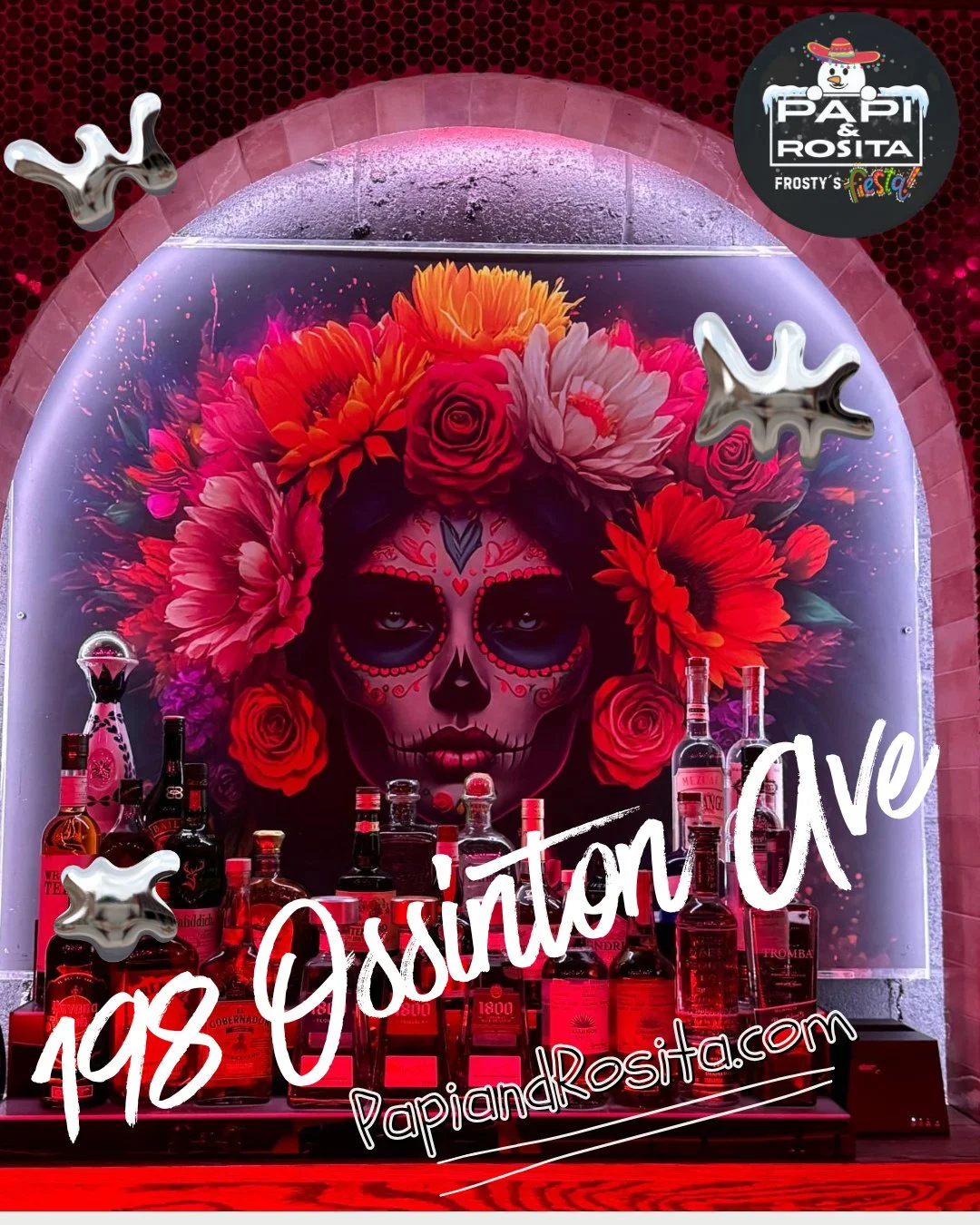 Get ready for an amazing surprise at the end of the week with our Frosty&rsquo;s Fiesta! 🎉❄️ Don&rsquo;t miss out on the festive fun&mdash;we can&rsquo;t wait to celebrate with you! 🌟🍹 #PapiAndRosita #FrostysFiesta #HolidaySurprise