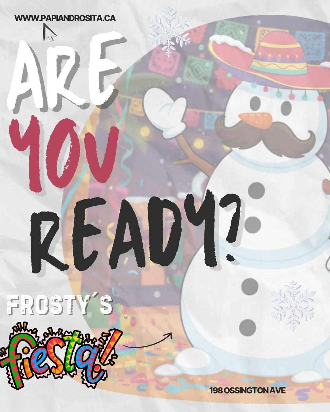 🎉✨ You&rsquo;re going to LOVE what&rsquo;s coming soon&mdash;Frosty&rsquo;s Fiesta is arriving faster than ever! ❄️🎄 This is one festive celebration you definitely can&rsquo;t miss! Get ready for all the fun, food, and holiday magic! 🌟🥳