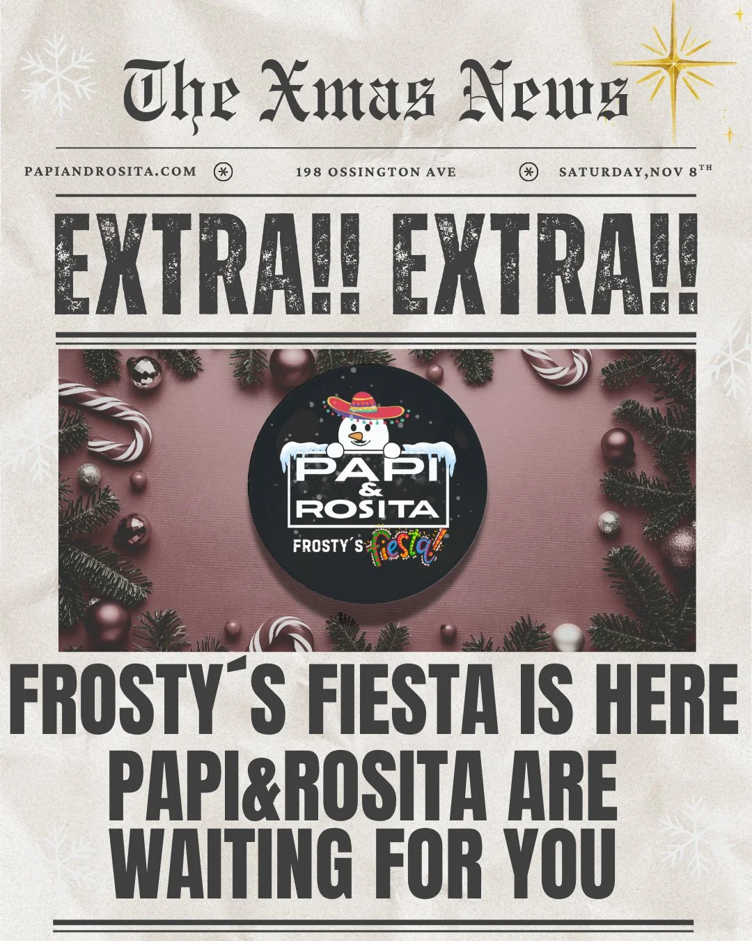 What are you waiting for? 🎉✨ Come visit us and experience the magic of our place! You&rsquo;re going to LOVE the festive atmosphere we&rsquo;ve created. 🎄❤️