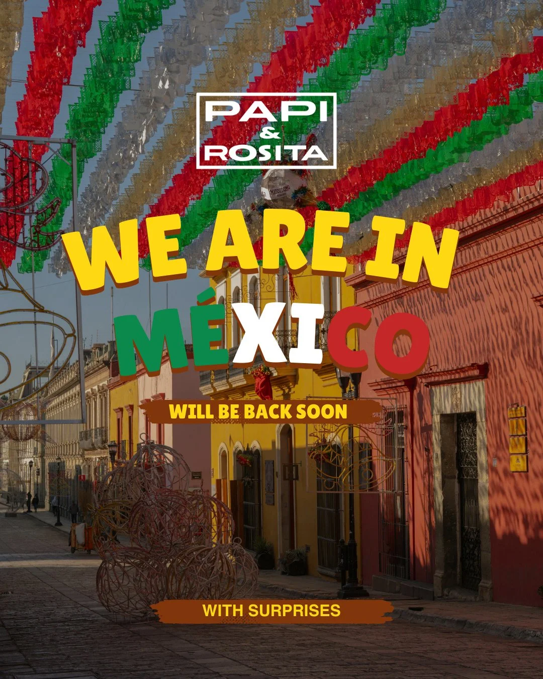 🌍✨ We're in Mexico and cooking up some exciting surprises! Stay tuned for what&rsquo;s coming next! 🇲🇽💖