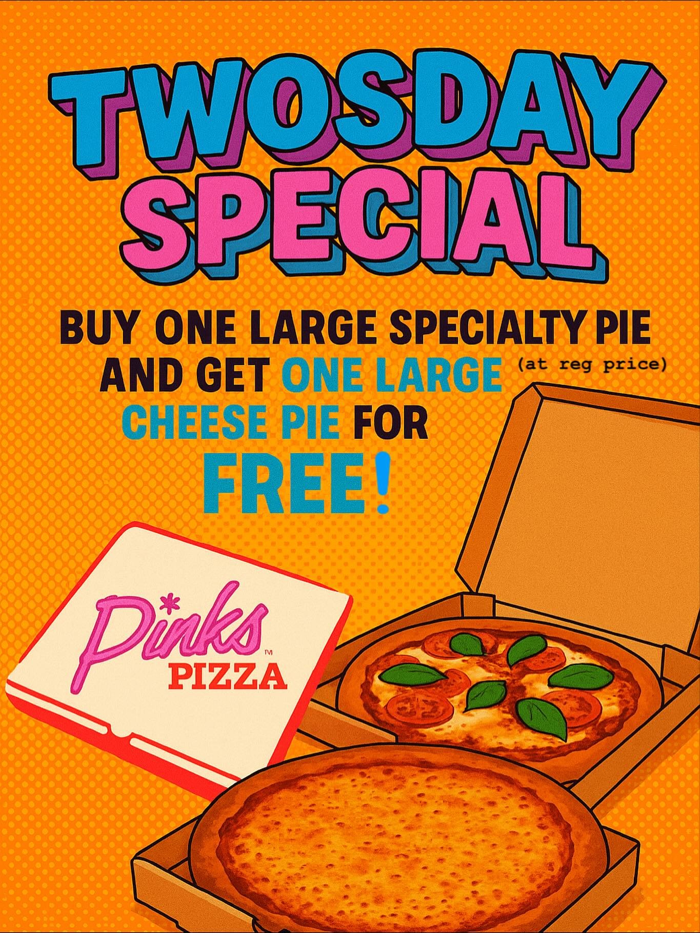 Two is way more punk rock! 🍕🍕