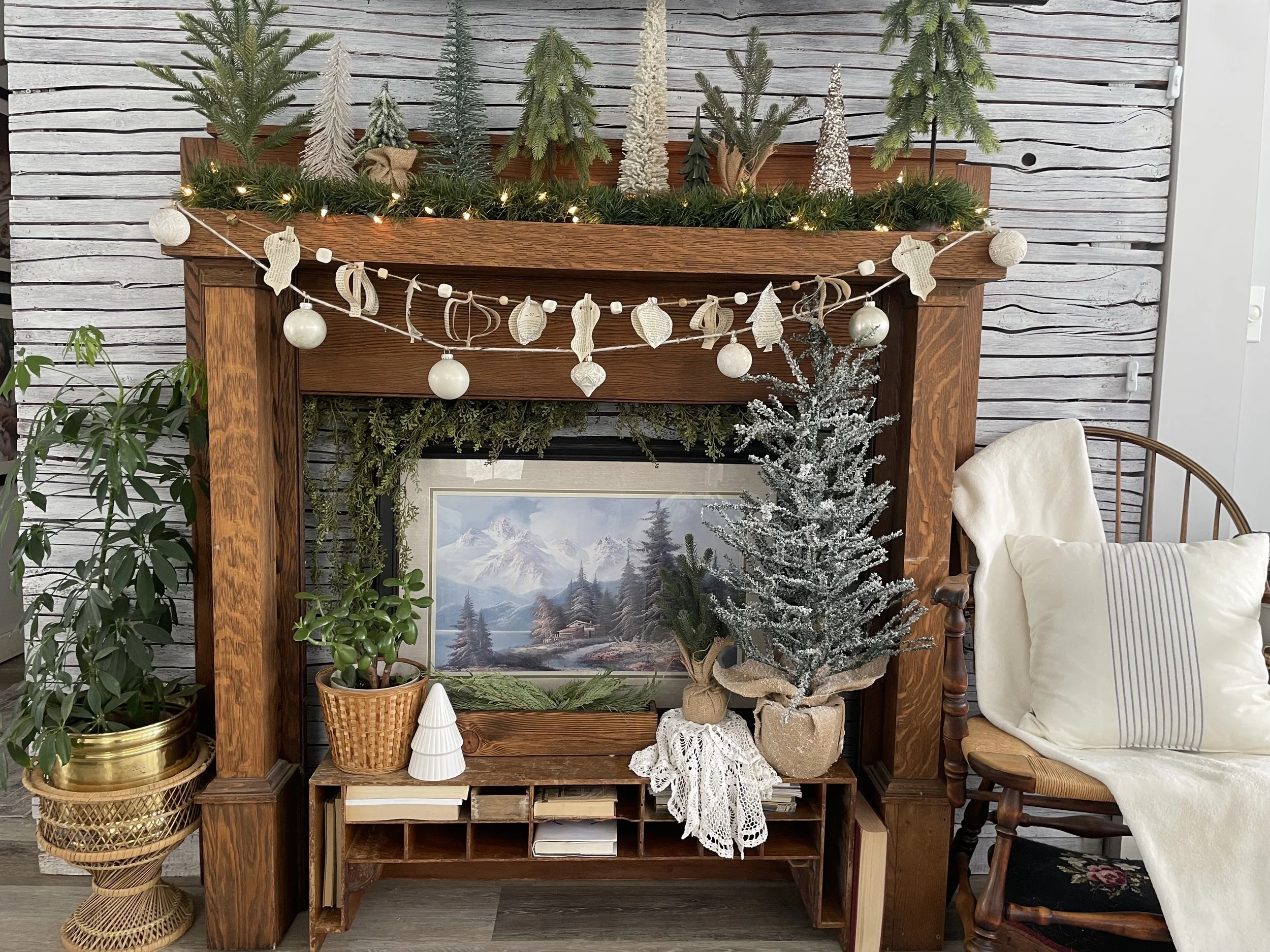 Styling A Mantel Without A Fireplace
