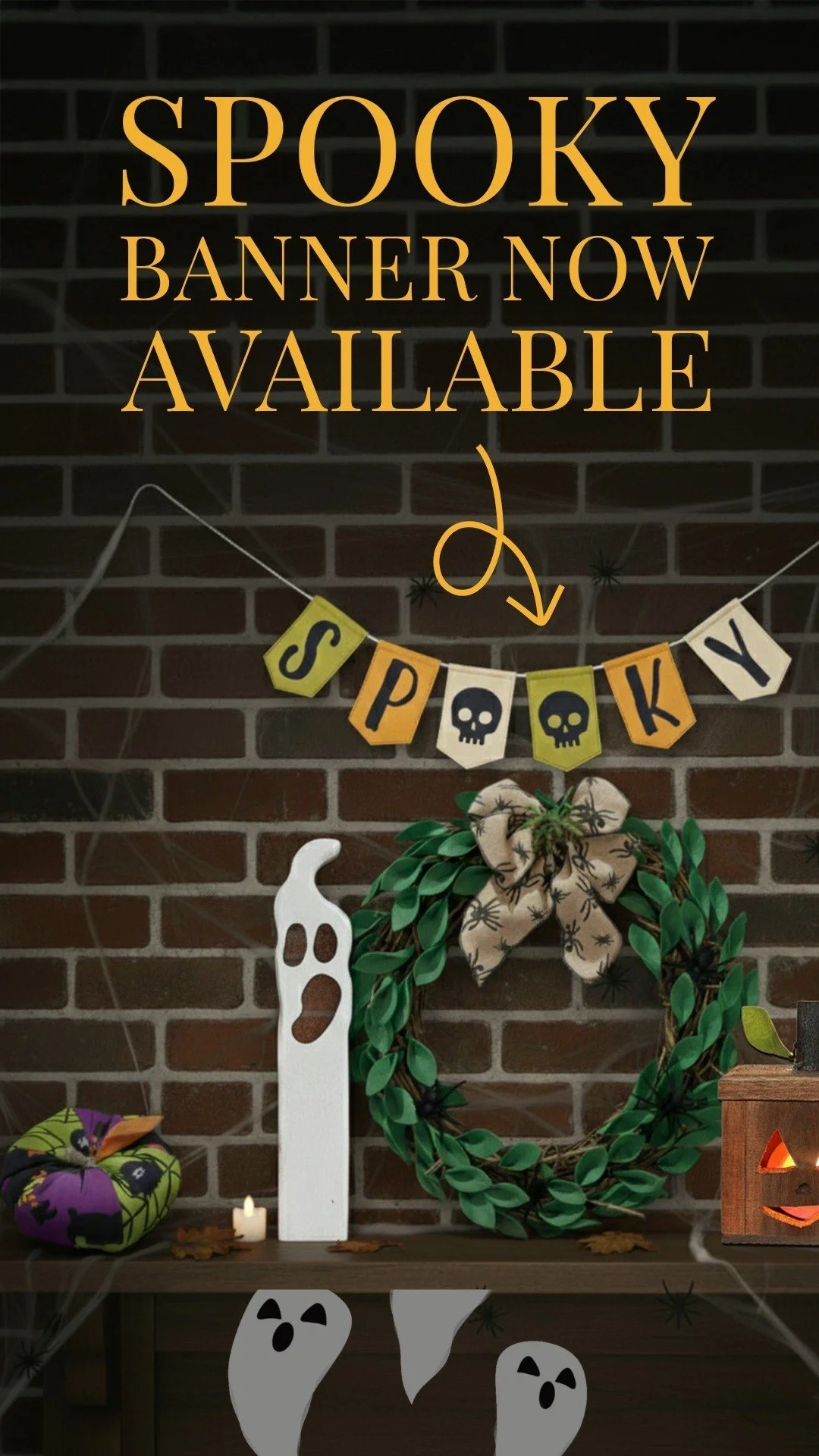 Spooky Season has arrived! πΈοΈπ»
Our Spooky Banner is live and ready to shop — and this is just the beginning. π The rest of the Halloween collection will be dropping in the next few days, so keep your eyes peeled for more handmade spooky fun