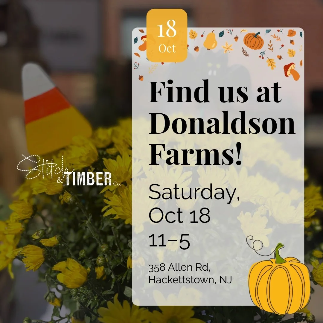 Catch us at @donaldsonfarms - Fall Harvest Weekend this Saturday, 11–5!
π Pumpkin & apple picking
π Hayrides & pony visits
π Local vendors (like us!)
π Food, drinks & fall fun
See you on the farm! πΎ