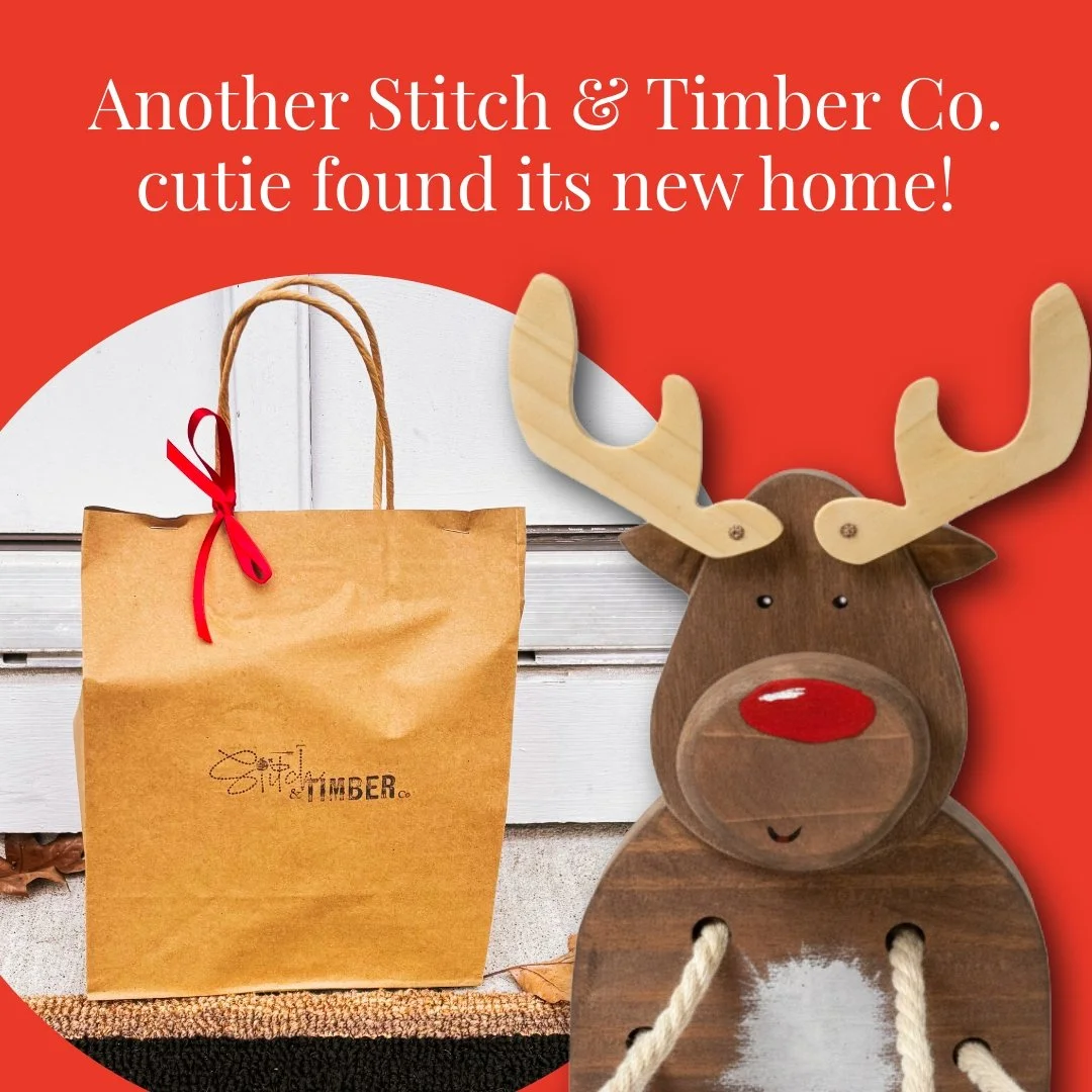 A huge thank you to our repeat customer @dvs8211! We first met in the fall at our Donaldson Farm event, and we&rsquo;re so grateful for your continued love for handmade. We&rsquo;re so happy this little guy has found such a wonderful home! 🤎✨