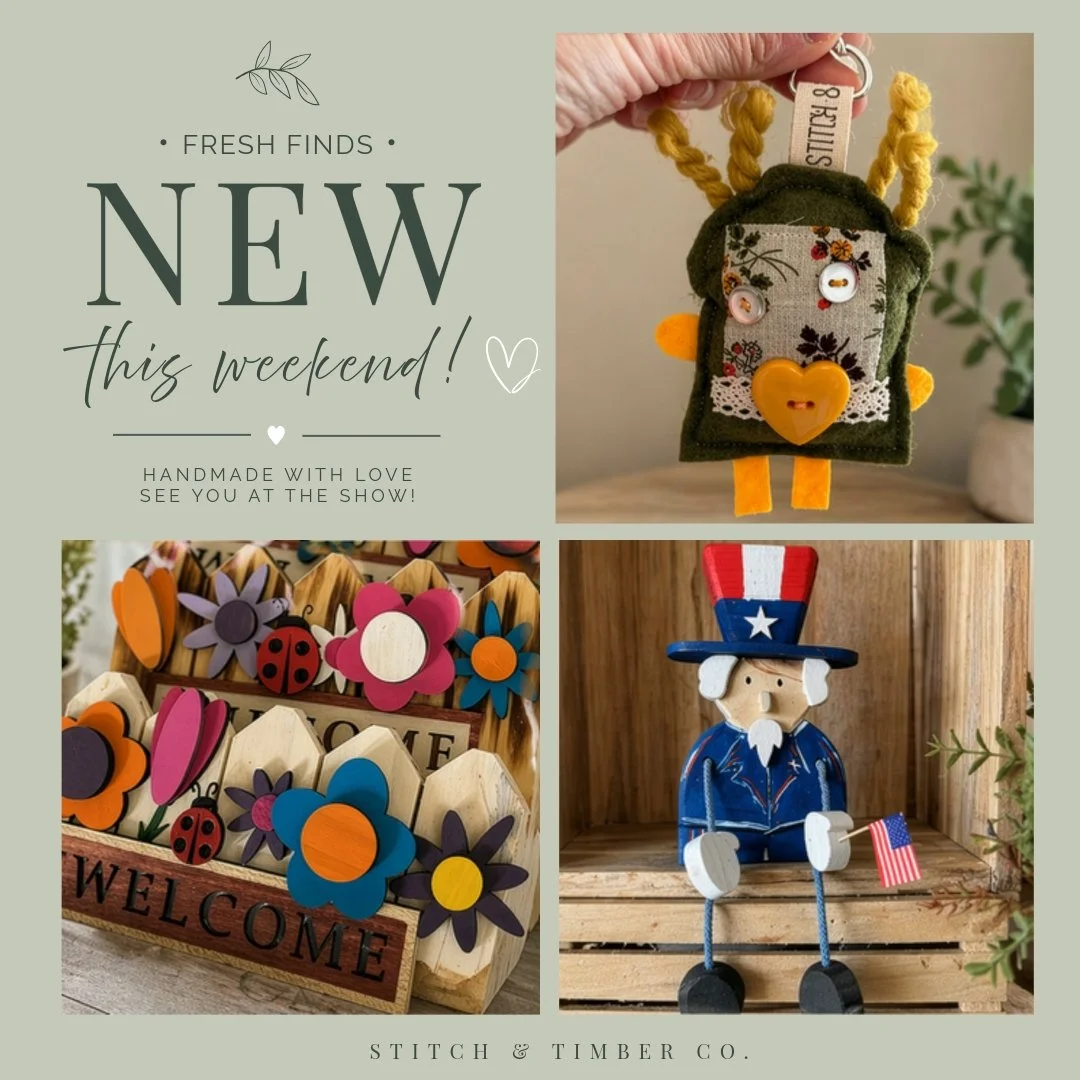 New products are making their debut this weekend 🤍

We may have gotten a little carried away making new things&hellip; come see for yourself ✨

Jersey Makes: Spring Arts &amp; Craft Fair
Central Park of Morris County (Greystone)
Saturday, April 25th