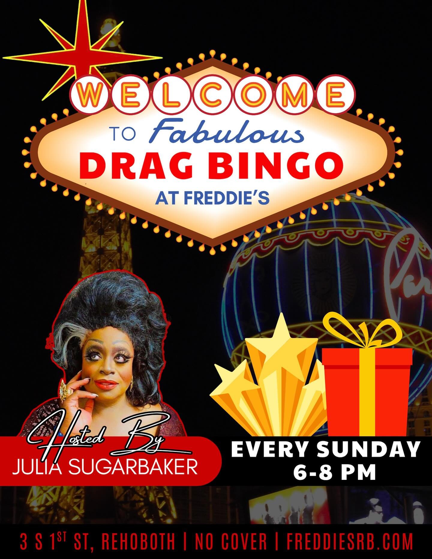 Sundays are for DRAG BINGO! 💋✨

Join us every Sunday from 6&ndash;8 PM for big laughs, big personalities, and even bigger prizes!

#rehoboth #rehobothbeach #delaware #lewes