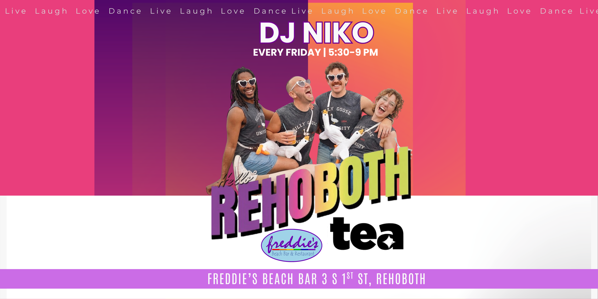 Freddie's Tea Dance With DJ Niko Every Friday