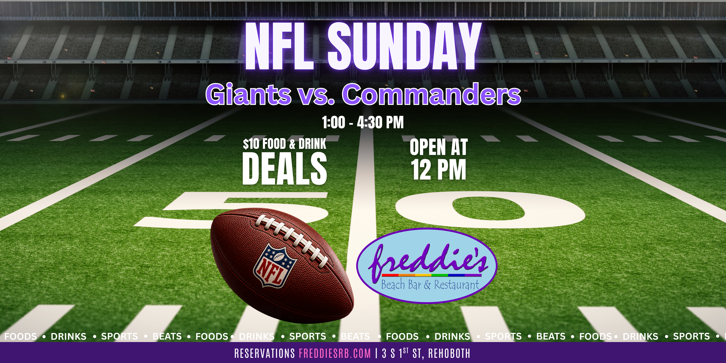NFL Sunday | Giants vs. Commanders