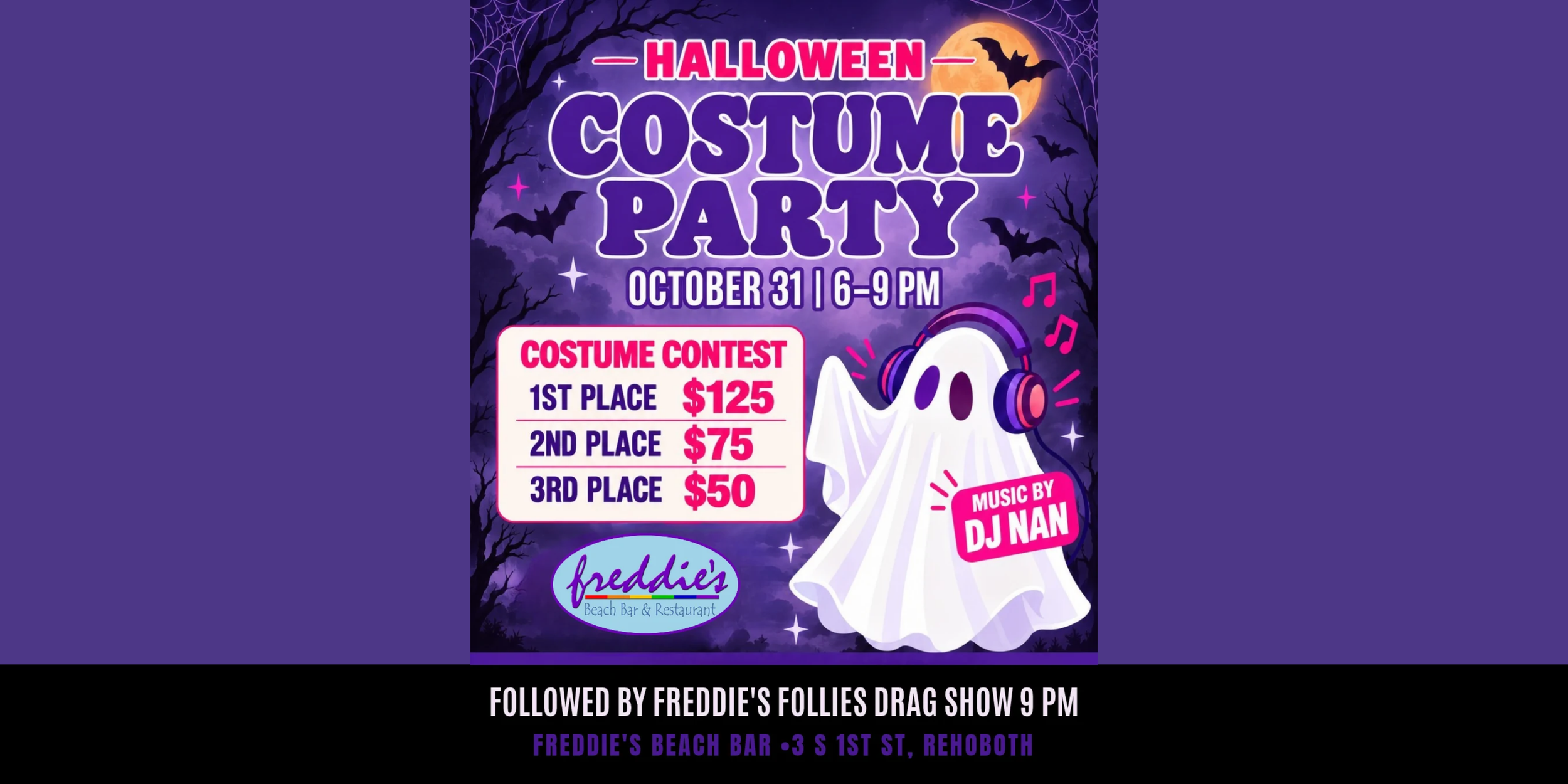 Halloween Costume Party at Freddie's!