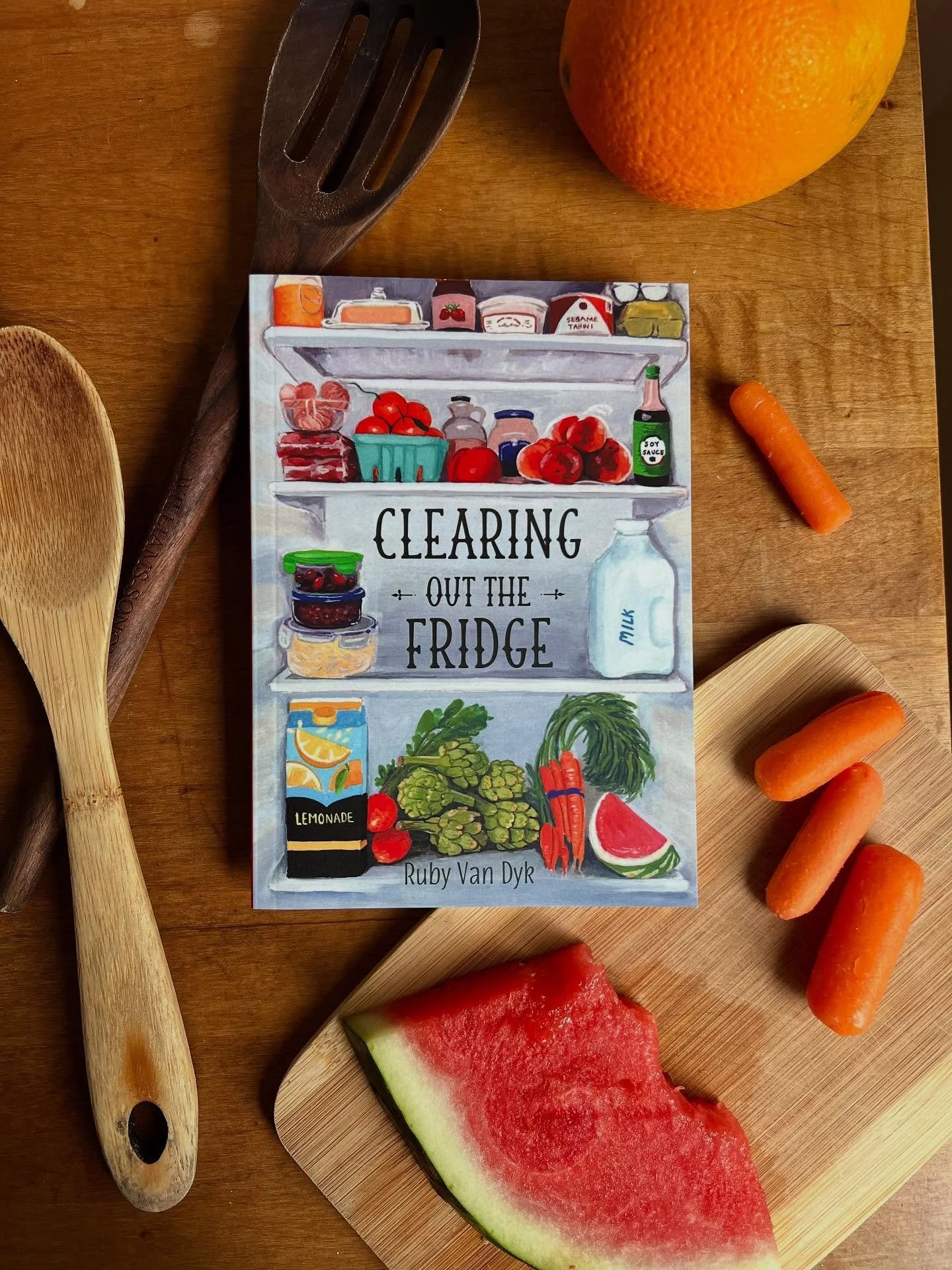 Happy book birthday to CLEARING OUT THE FRIDGE! This poetry collection is published as part of the Young Emerging Authors program @thetellingroom. It features recipe cards from the author&rsquo;s family as part of the design, and I was lucky enough t