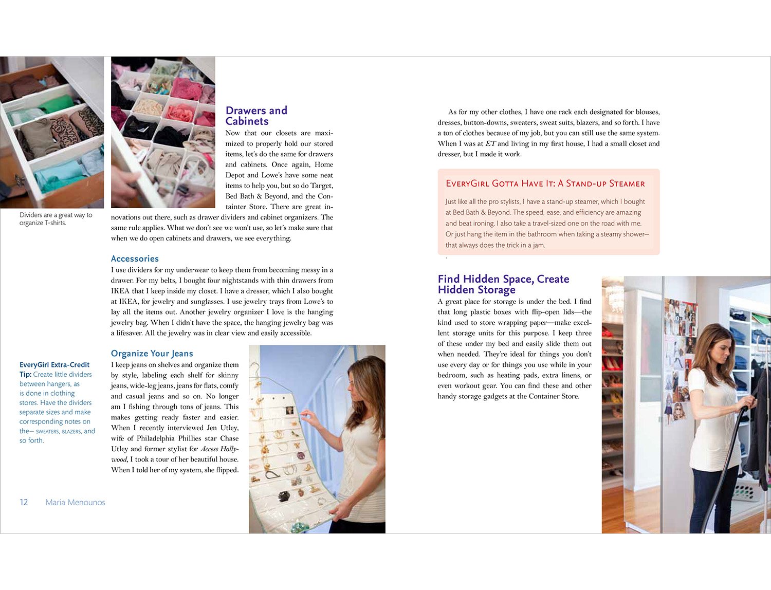 interior book design layout