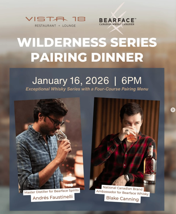 Wilderness Series Pairing Dinner with Bearface