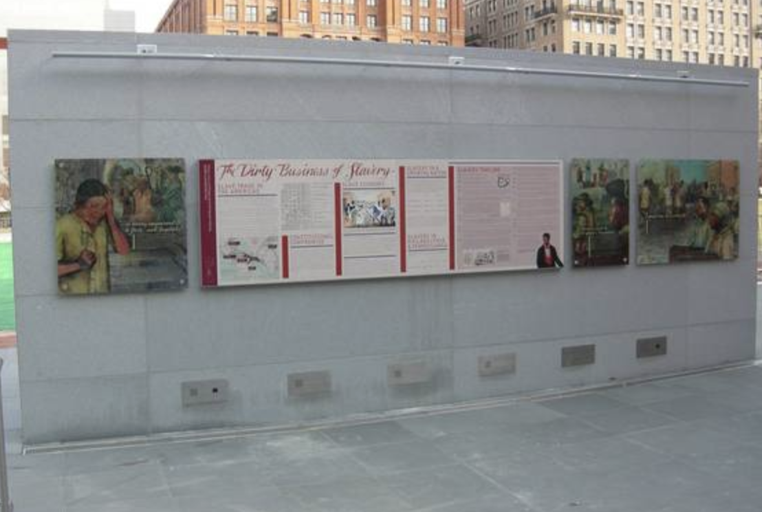 Partial restoration of president’s house plaques