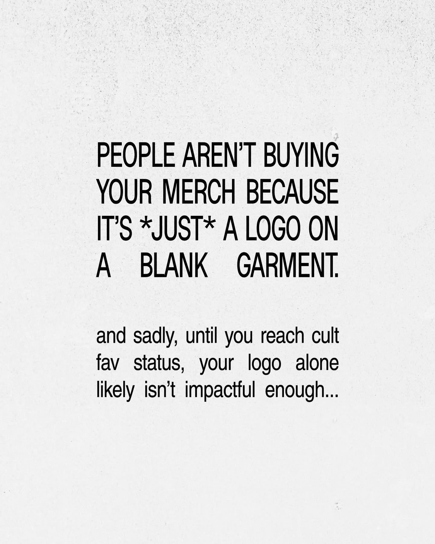 we only support artful, meaningful merchandise in this house!!!! 

do you agree?

#merchdesign #merchdrop #merchdesigner