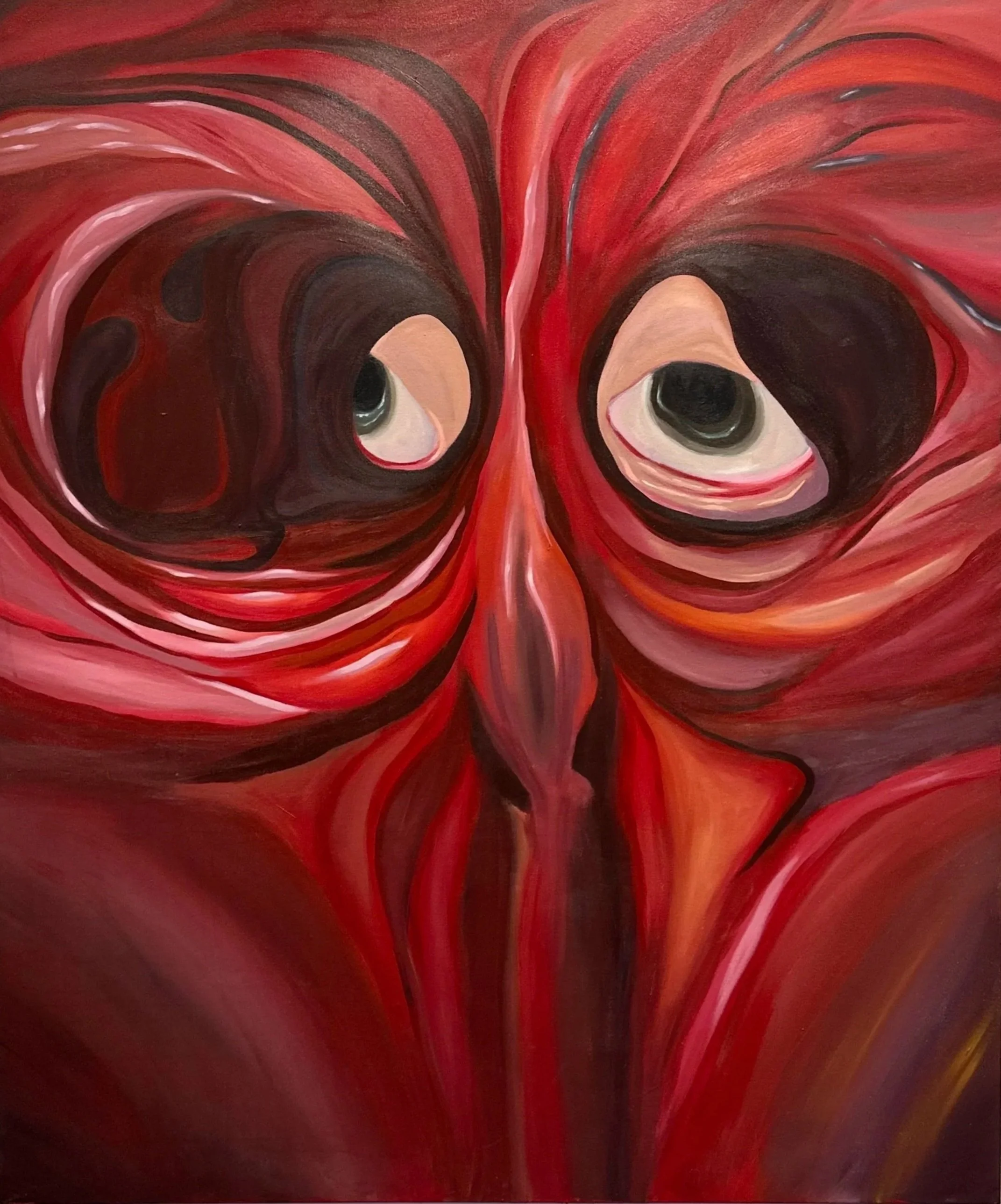 "Top of The Ant Hill", Acrylic on Canvas 2024