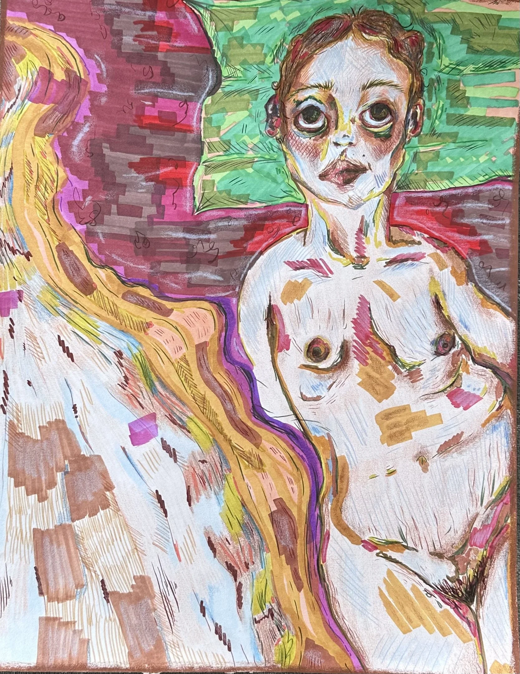 Nude Self, 2026 Ink on Paper