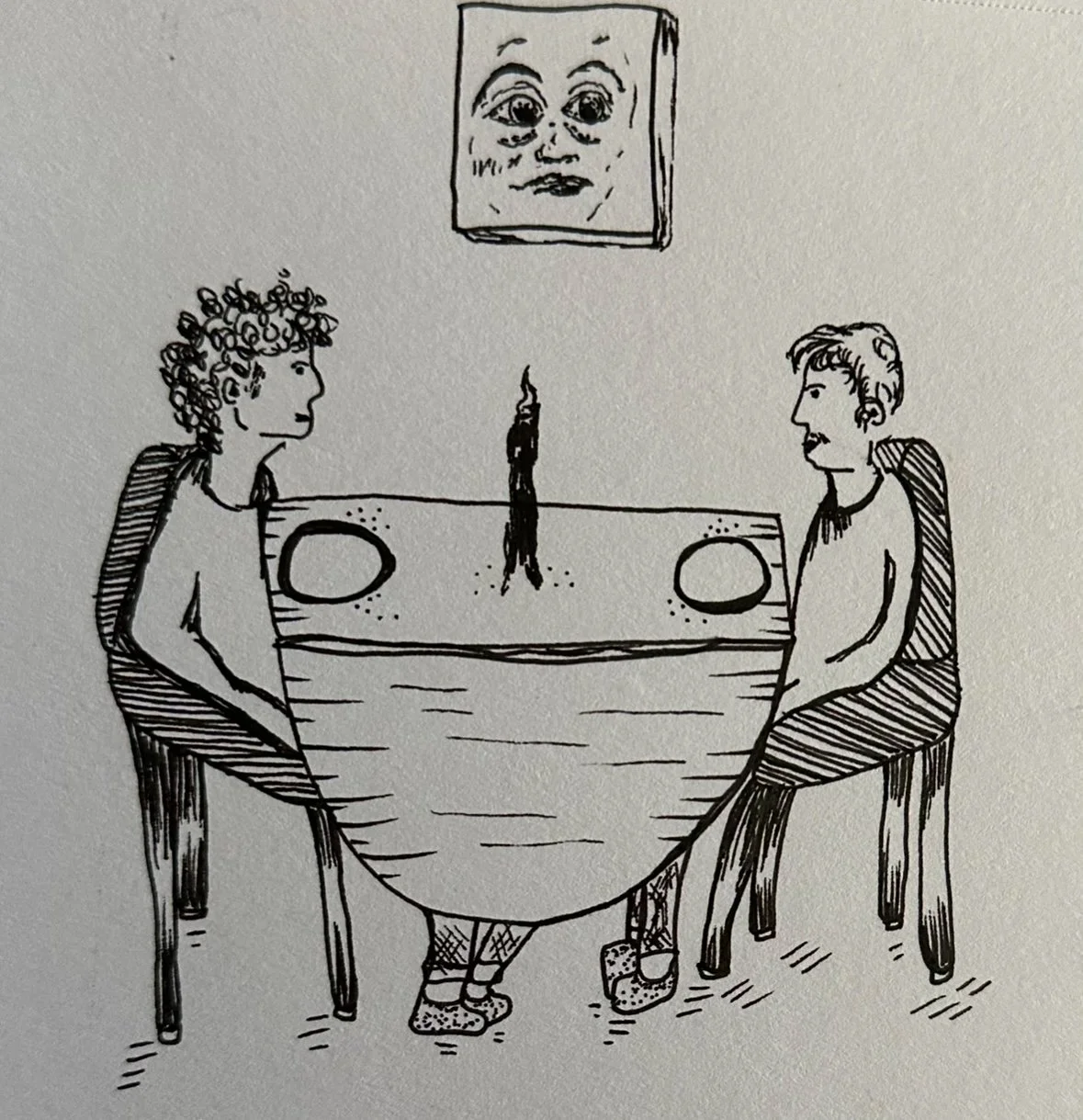 Two at The Table, Ink 2025
