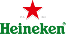 Heineken logo with a red star above the brand name.