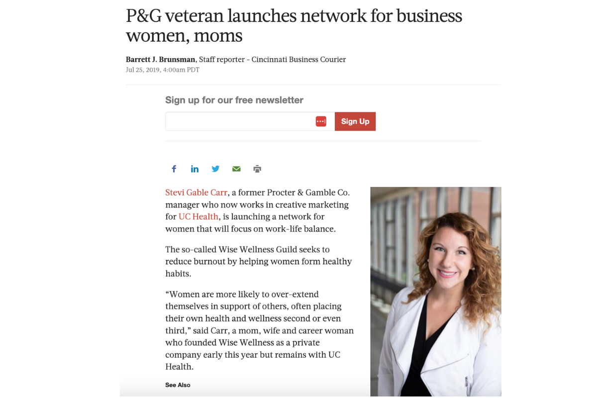 P&G veteran launches network for business women, moms