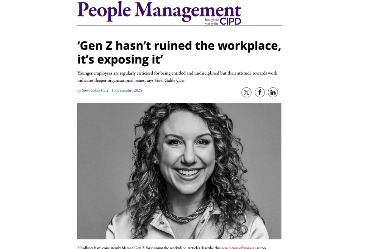 ‘Gen Z hasn’t ruined the workplace, it’s exposing it’