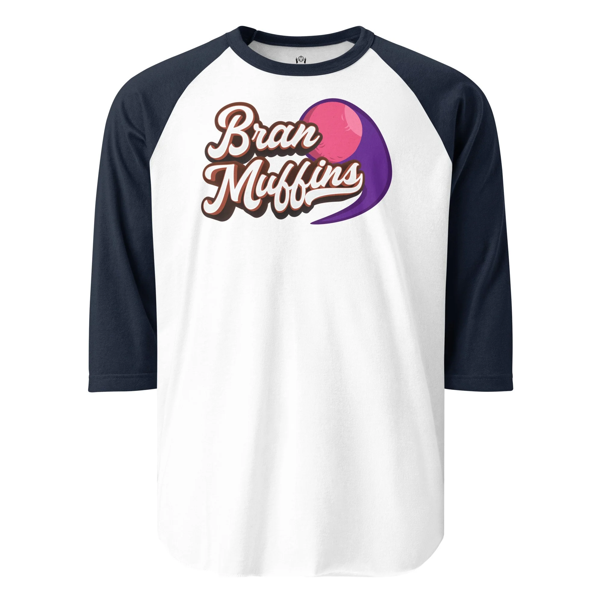 Bran Muffins - 3/4 Sleeve Baseball Shirt