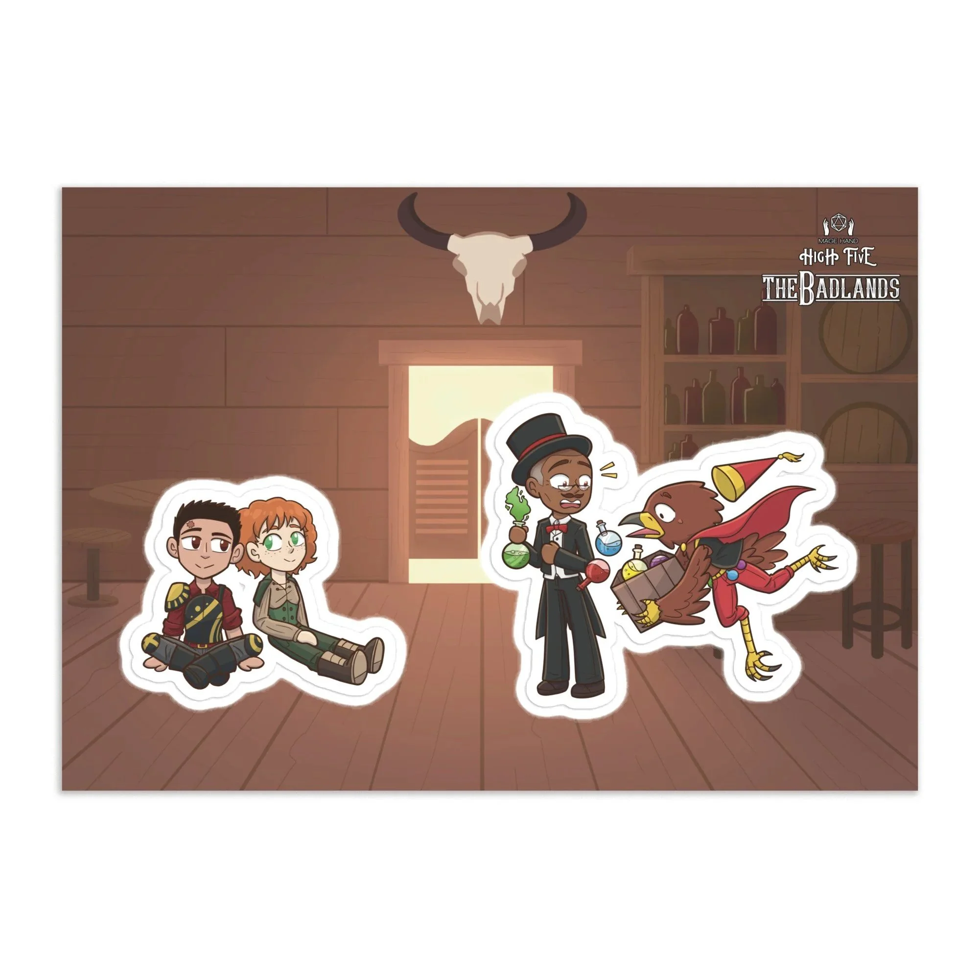 Pipers and Potion Makers Sticker Sheet