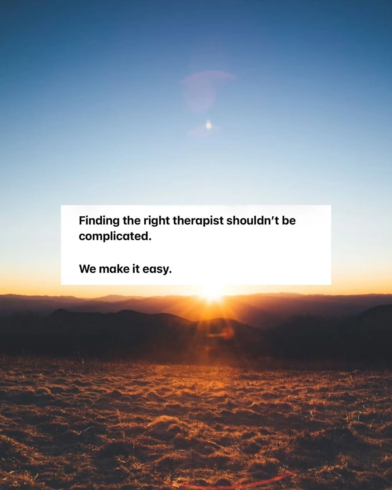 💛 Finding the right therapist shouldn&rsquo;t feel complicated. At Carolinas Counseling Group, we&rsquo;ve made it simple! Fill out our quick and easy online form, and we&rsquo;ll connect you with a therapist who&rsquo;s the right fit&mdash;fast.

?