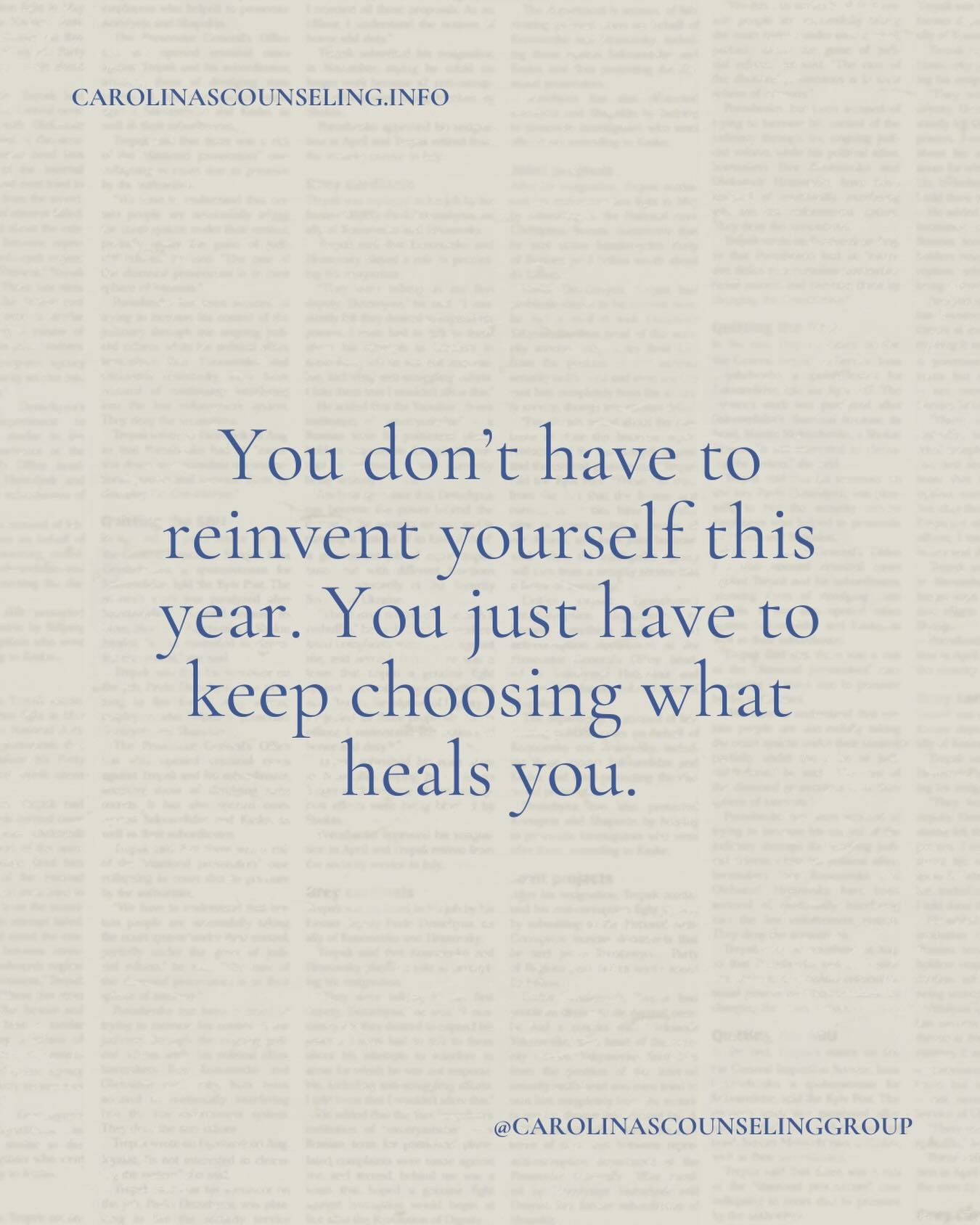 This year, remember that meaningful change isn&rsquo;t about becoming someone completely different &mdash; it&rsquo;s about choosing what supports your healing, over and over again. Small steps count. Your pace is enough. And you don&rsquo;t have to 