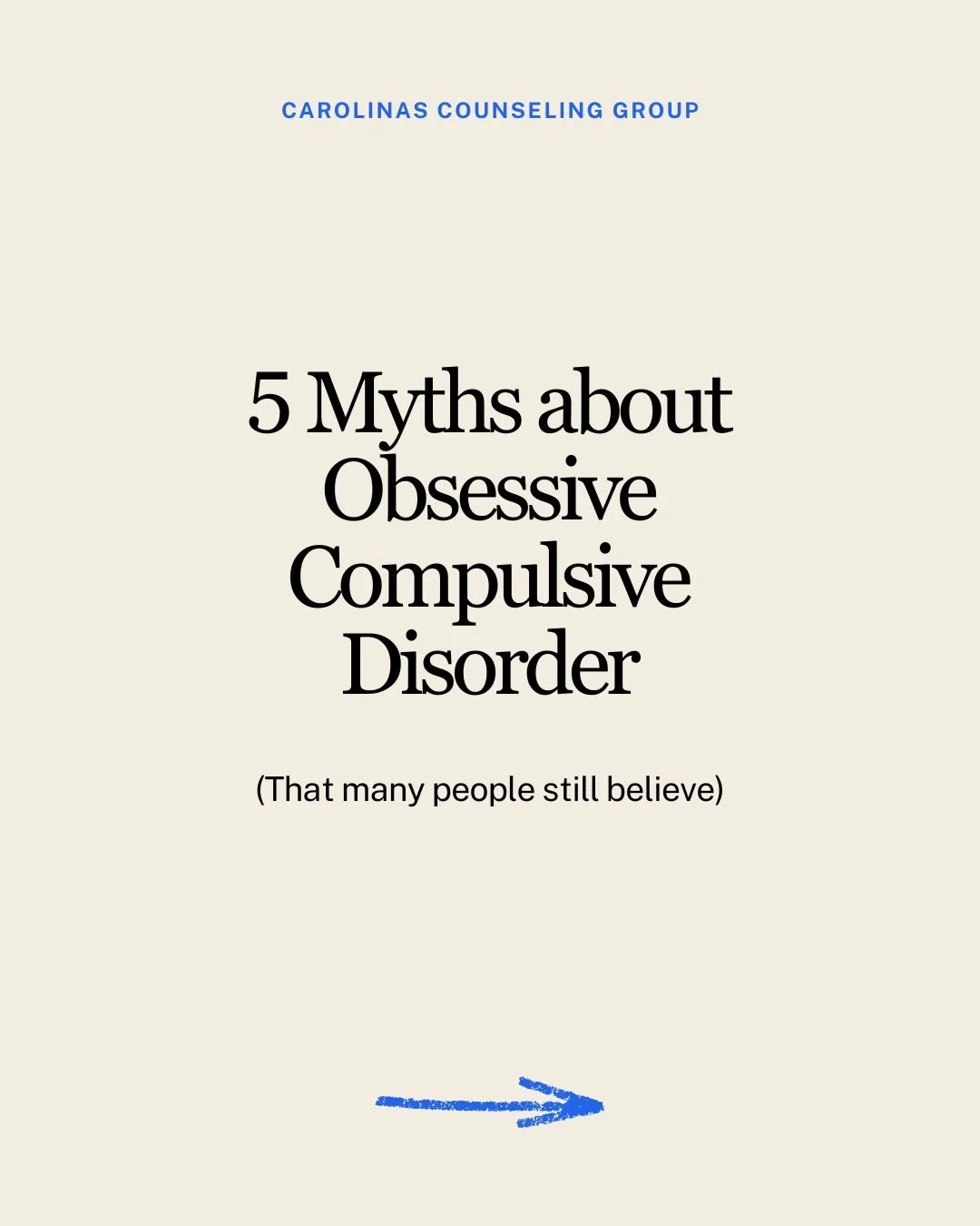 When most people think of OCD, they picture someone who&rsquo;s extremely organized or obsessed with cleanliness.

But OCD is so much more complex than that &mdash; and many people struggling with it don&rsquo;t even realize what they&rsquo;re experi