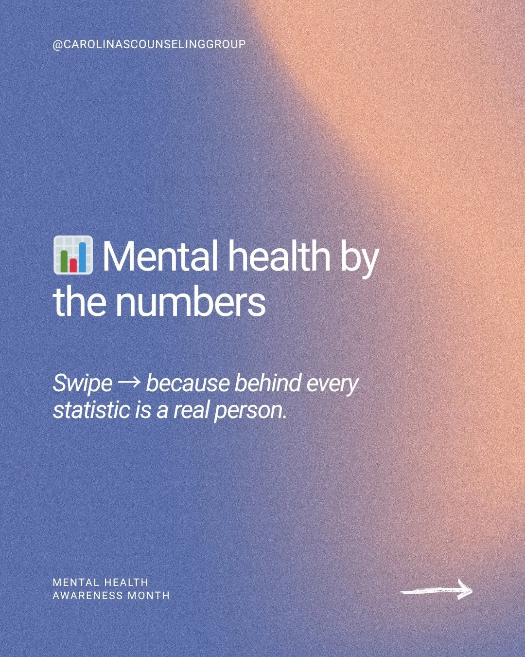 Mental health matters &mdash; and you don&rsquo;t have to navigate hard seasons alone. 💚
 Behind every statistic is a real person doing their best. If you&rsquo;ve been struggling, support is available, and healing is possible. Take a moment to chec