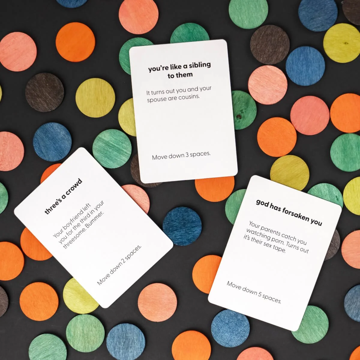 Rock Bottom board game playing cards