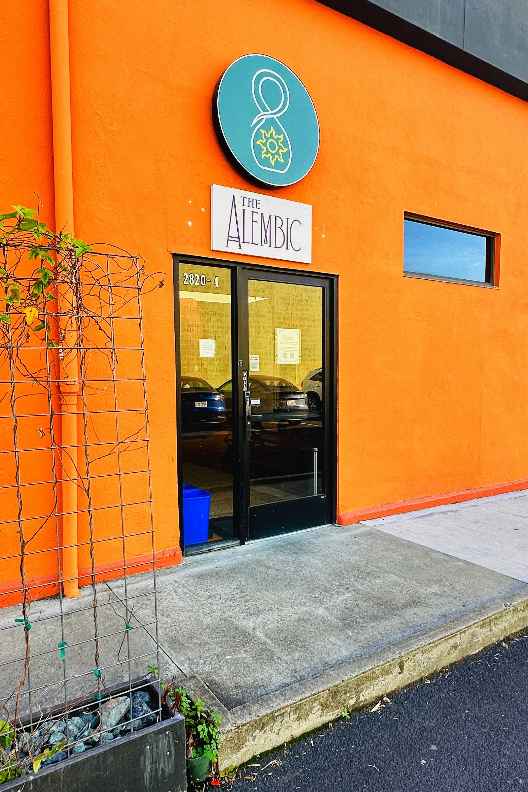 Alembic Doorway Sign.JPG