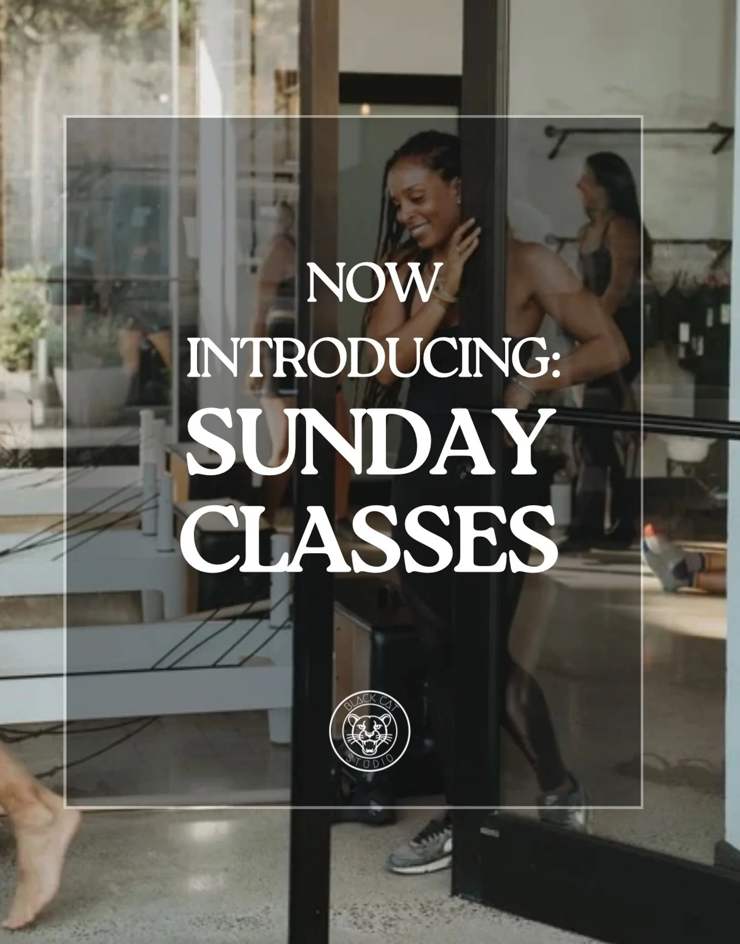 You asked, we delivered: Sundays are officially on the schedule. Starting this week. See you in class.
