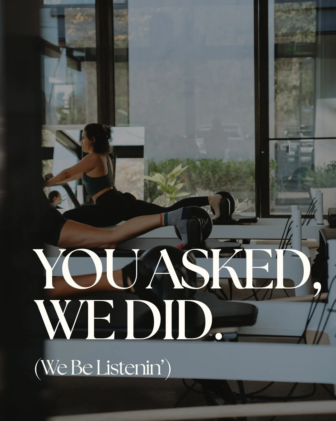 New afternoon class times, built around school drop-off and pick-up. Your class runs, even if you&rsquo;re the only one in it. Your instructor already knows about your injury. No need to repeat the same spiel. And a few more chances to actually get t