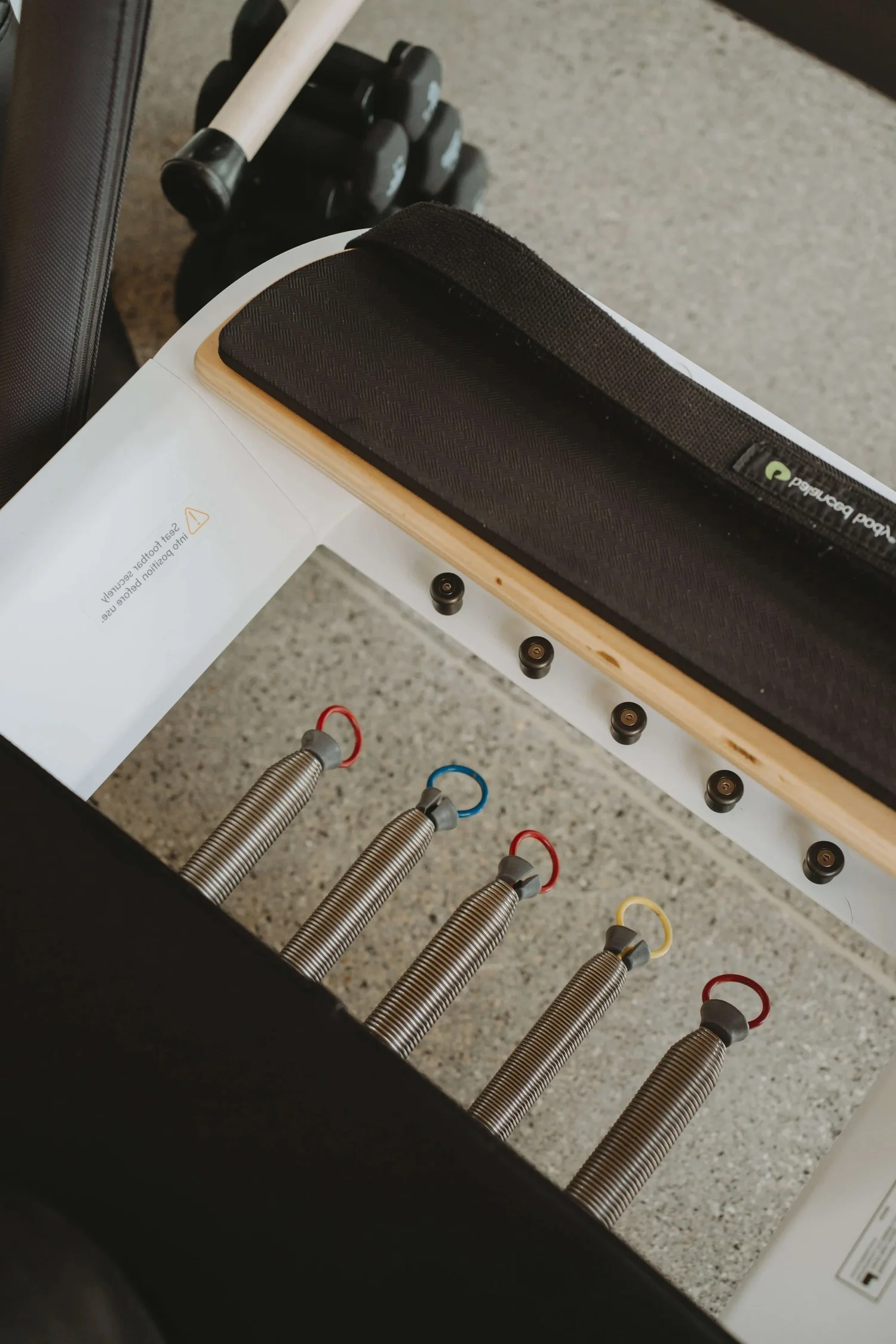 Reformer Pilates class at Black Cat Studio in Nosara, Costa Rica