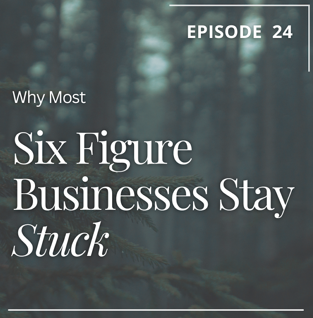 Episode 24: Why Most Six Figure Businesses Stay Stuck