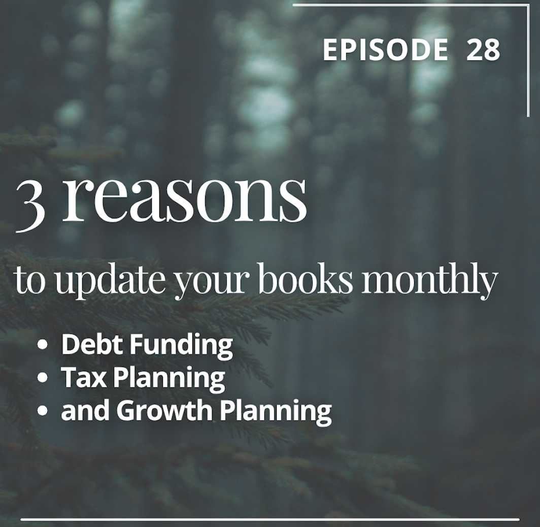 Episode 28: 3 Reasons to Update Your Books Monthly