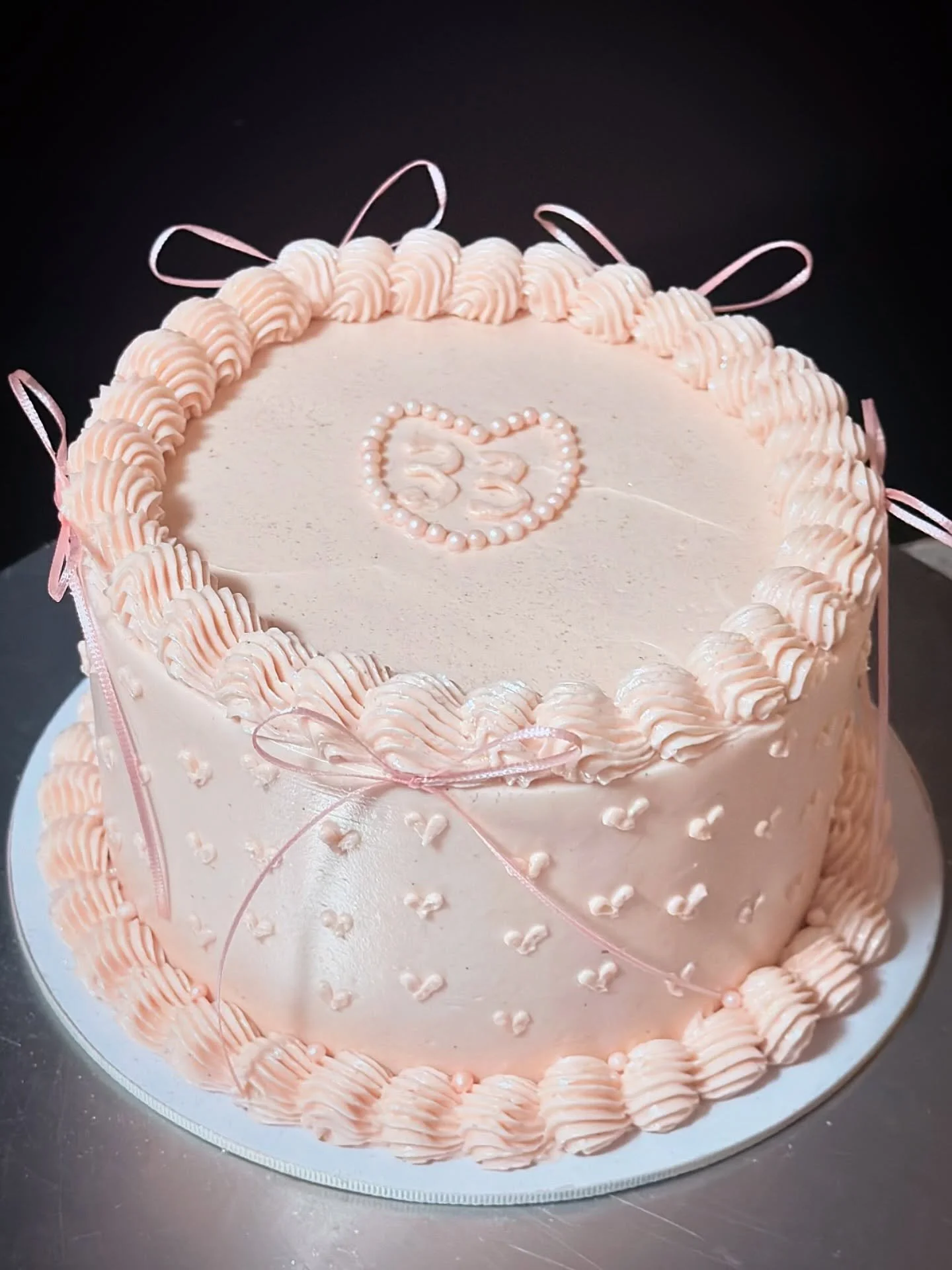 Birthday tradition: I bake my own cake &amp; bring it to dinner to share with family 🫶🏻 🍰 👩🏻&zwj;🍳

Last years was a chocolate/marble cake w/ salted caramel &amp; chocolate fudge; iced PINK &amp; covered in✨GLITTER✨&hellip; not sure how I&rsquo