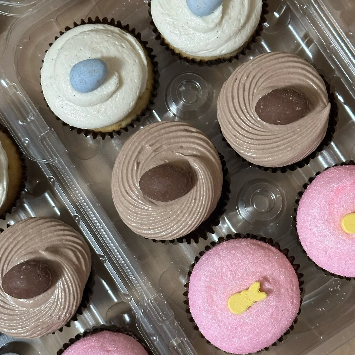 Easter treats are here! 🐣You can find a limited quantity @beansandgreensfarm in Gilford NH! 

🧁6 pack or single cupcakes:
 -Double Vanilla Bean
 -Marshmallow Peep
 -Chocolate Marshmallow

🐰6&rdquo; Carrot 🥕 Cake w/cream cheese filling

#supportyo