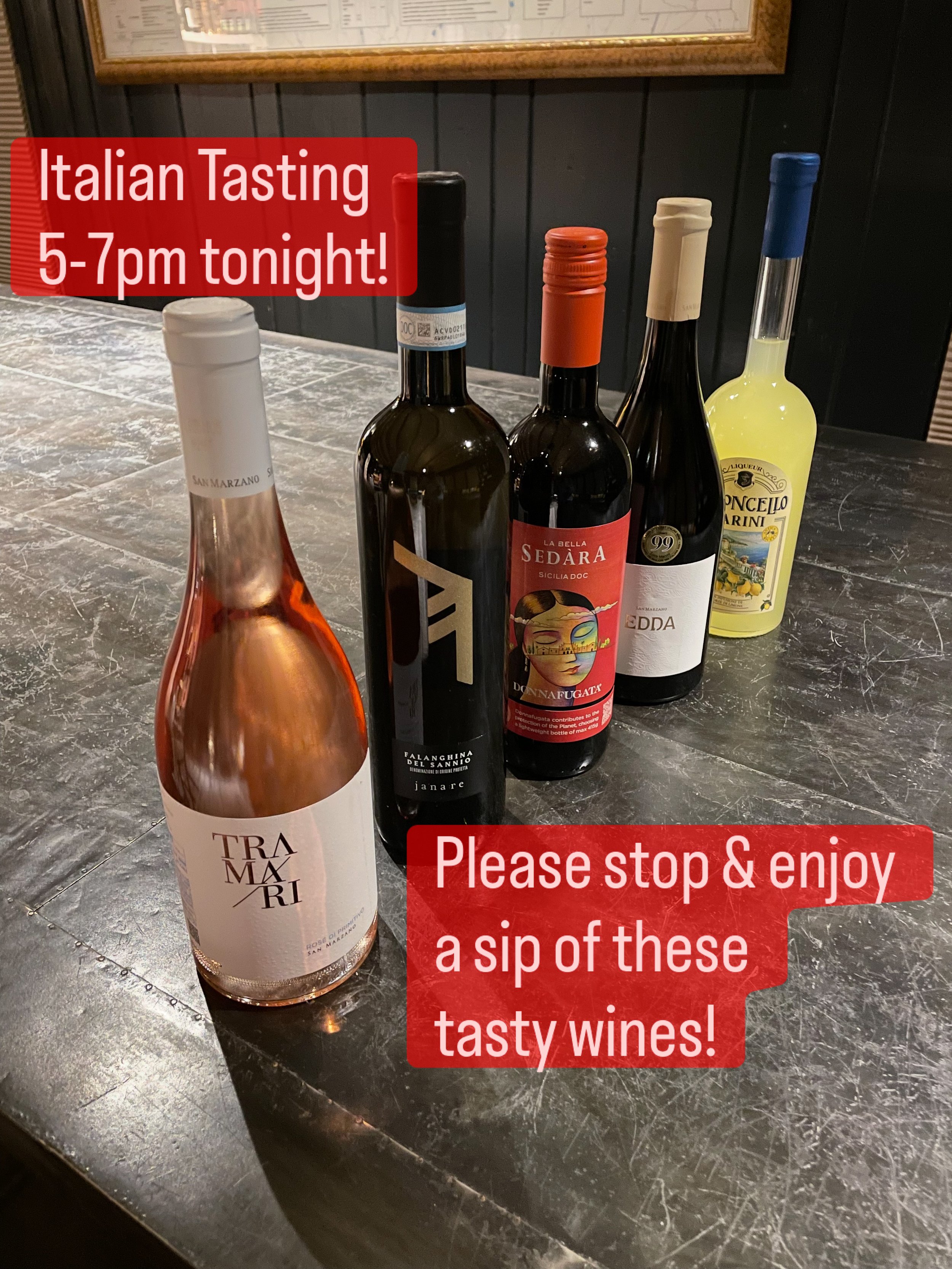 Italian Tasting!