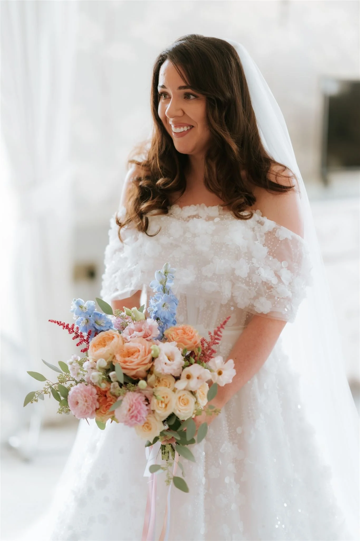 bride-holding-pastel-wedding-flower-bouquet-balbirnie-house.JPG