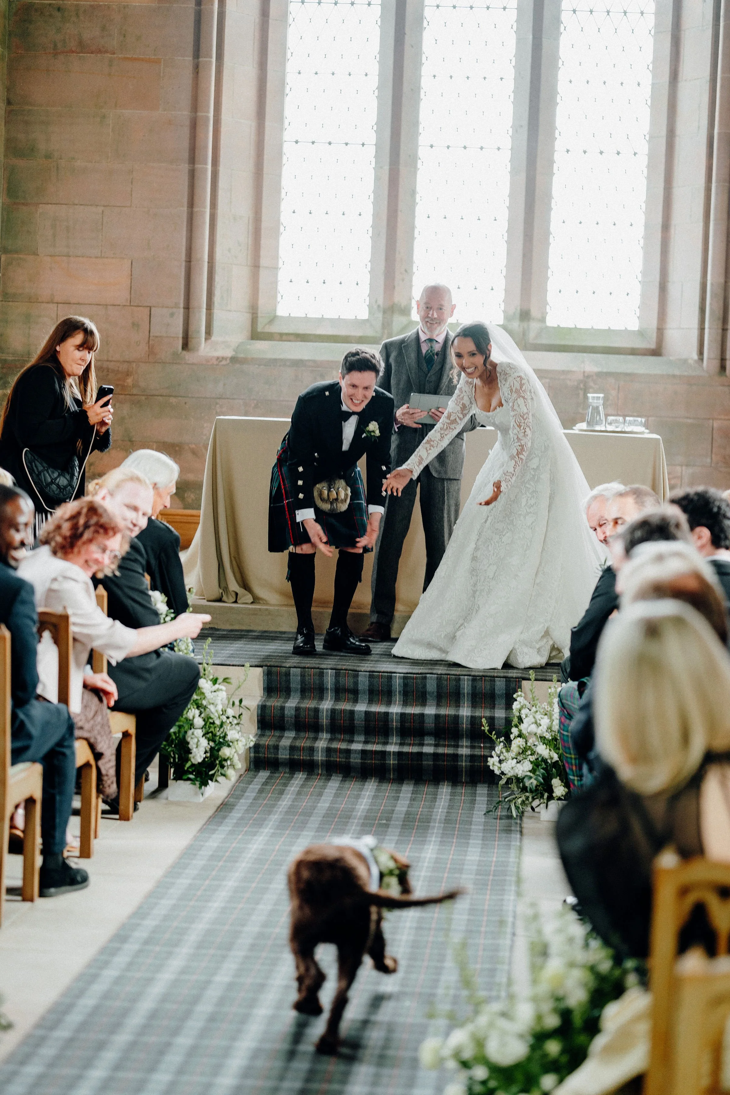 bride-and-groom-dog-flower-girl-wedding-ceremony .jpg