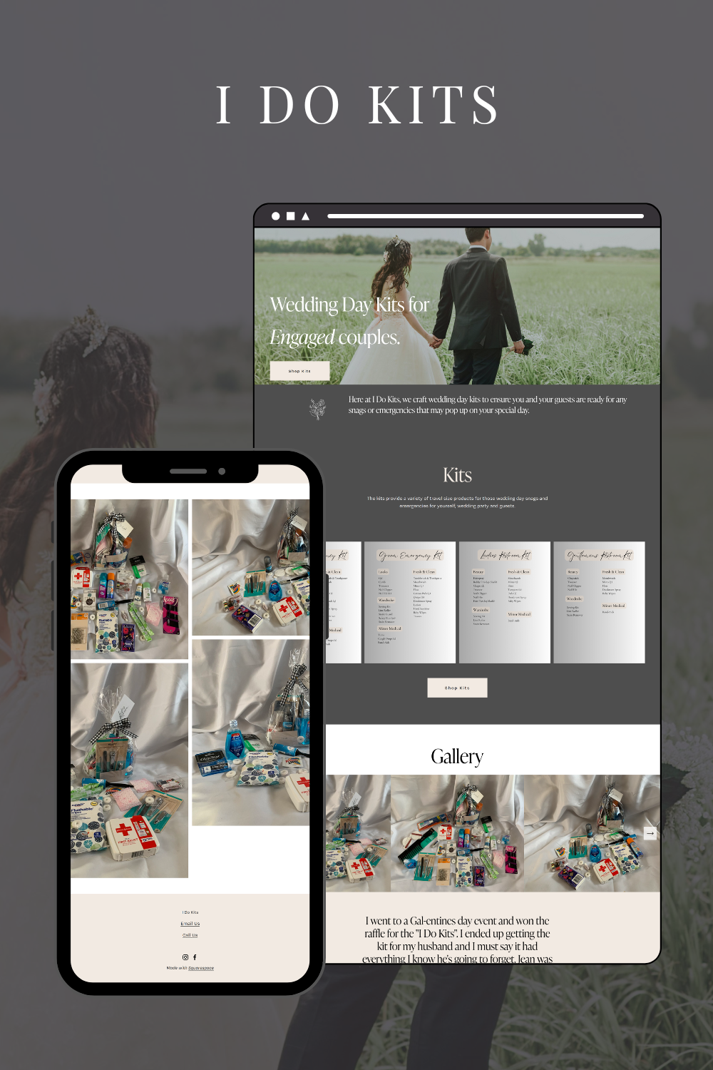 Website Design I Do Kits Portfolio