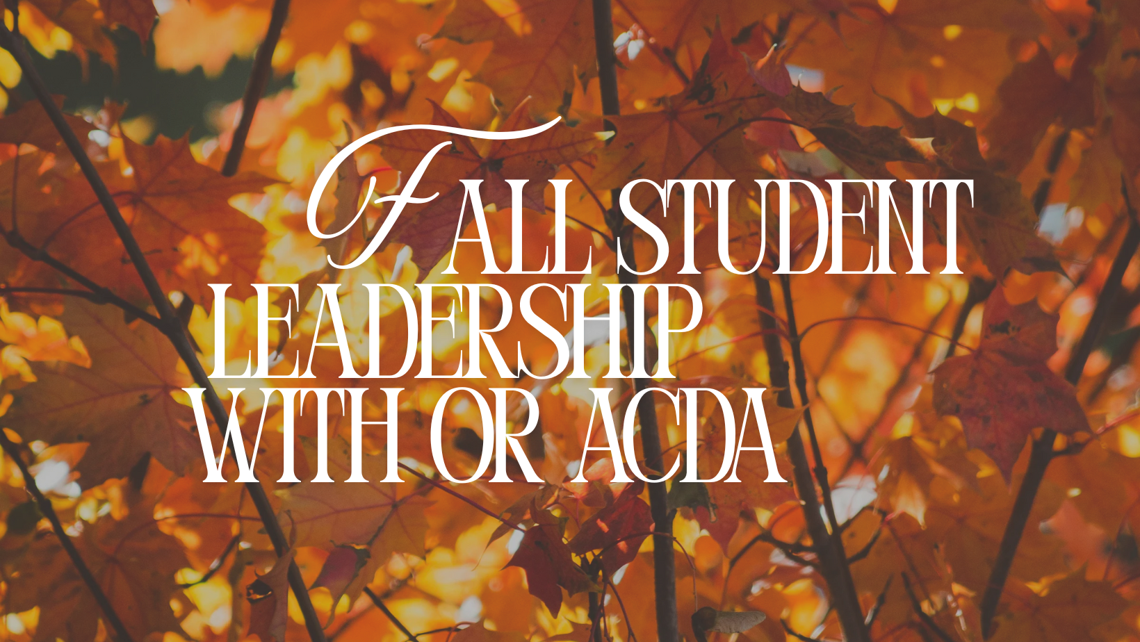 OR ACDA Fall Student Workshop and Honor Choirs