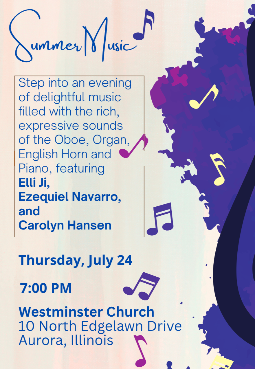 Westminster "Echoes at Evening" An Oboe Recital