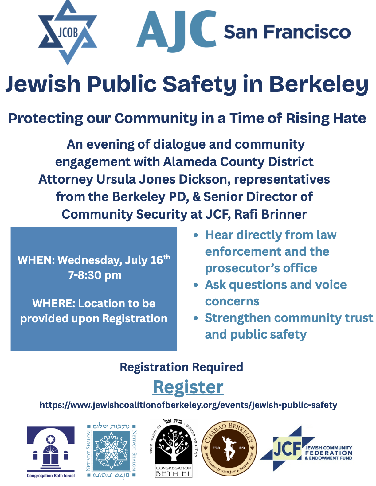 Jewish Public Safety in a Time of Rising Hate