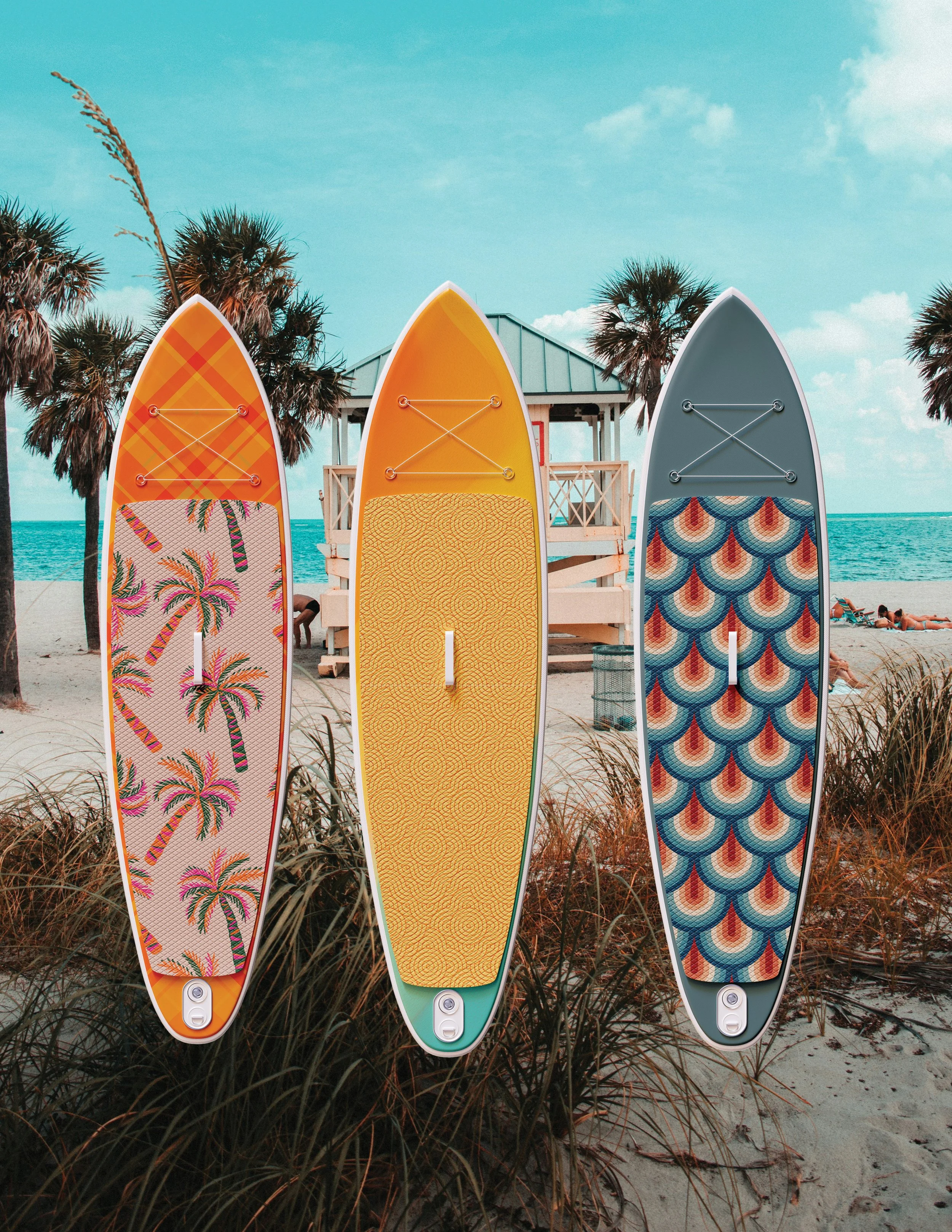 Paddle board design/ Mockup
