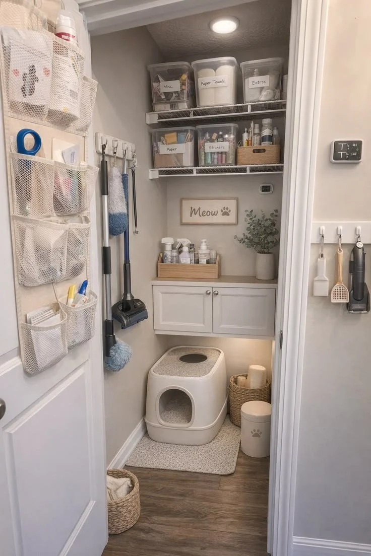 Keep Your Litter Box Area Organized for Easy, Stress-Free Maintenance